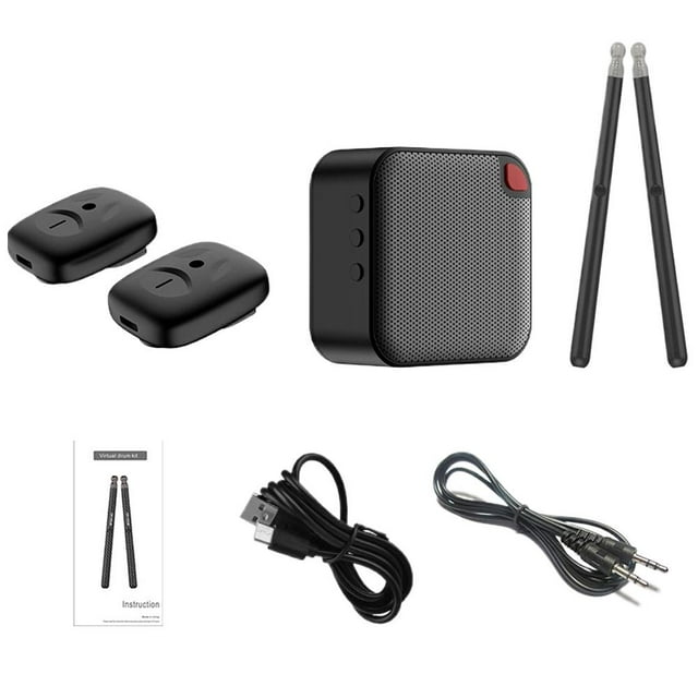 Air Drum Kit with Immersive Experience, Low Latency for Mobile Musicians