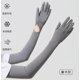 thumbnail image 1 of 1 Pair Protective Arm Sleeves UV Protection Cooling Arm Sleeves For Women Ice Silk Sun Sleeves For Outdoor Sports Breathable Nylon For Cycling Hiking, 1 of 3