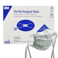 thumbnail image 1 of 3M 1818 Tie-On Surgical Face Masks - 50/Box, 1 of 2