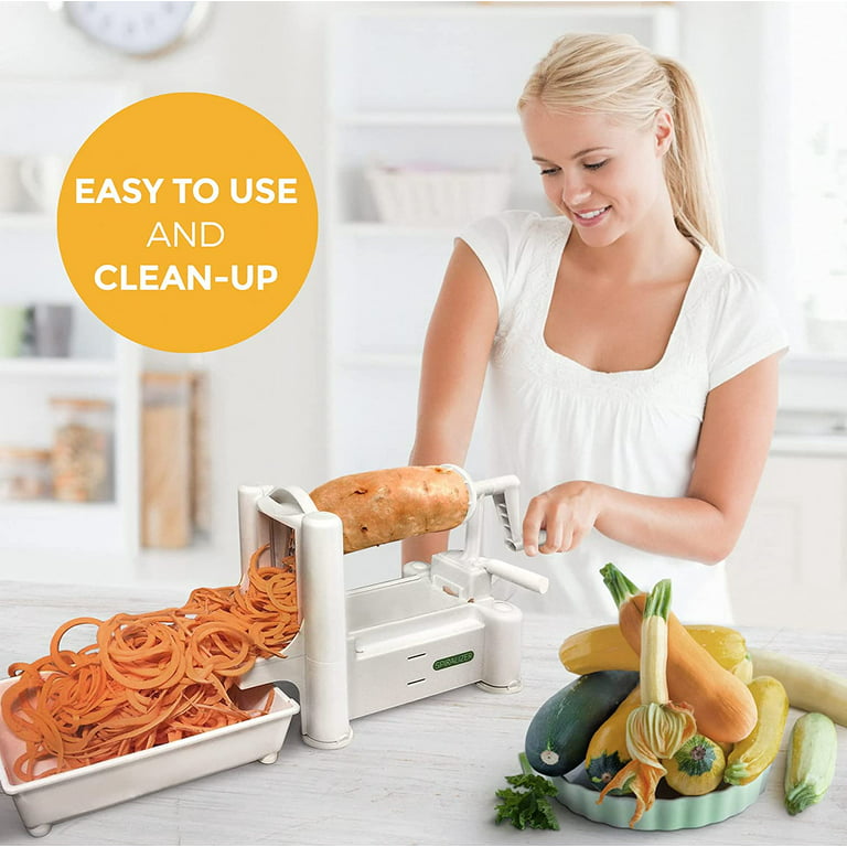 Spiralizer 5-Blade Vegetable Slicer, Strongest-and-Heaviest Duty, Best –  Kitchen Hobby