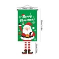 thumbnail image 3 of HomeKingdee Christmas Decorations Indoor,Festival Christmas Door Hanging Flag Santa Snowman Elk Cloth Banner Ornaments Durable Party Household Show Window Decor, 3 of 6