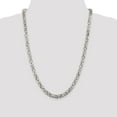 thumbnail image 2 of 925 Sterling Silver 6mm Square Byzantine Chain 20 Inch, 2 of 7
