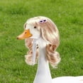 thumbnail image 6 of XQWJWLA 4 Pcs Porch Goose Wigs for 17 Inch and 23 Inch Statue, Cute Lawn Goose Statue Braid Wig, Porch Goose Outfits for Outdoor Garden Patio Yard Goosey Decoration(#A), 6 of 6