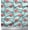 Pastel Mint, variant on Soimoi Cotton Duck Fabric Leaves & Tulip Floral Print Fabric by Yard 42 Inch Wide