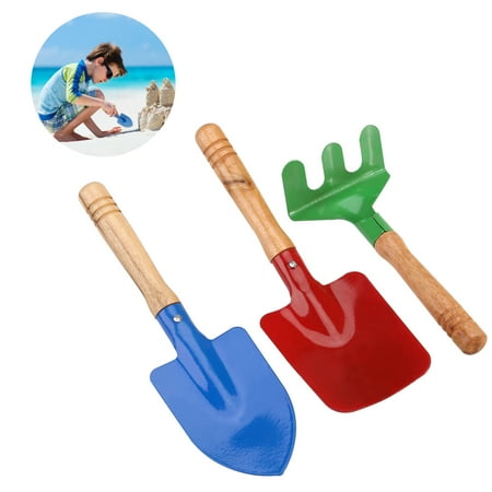 tools garden outdoor shovel toy beach sandbox rake nuolux 3pcs walmart