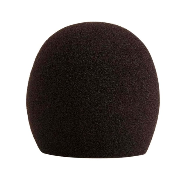 Shure A58WS-BLK Protector antiviento de espuma para todos los micrófonos tipo bola Shure, negro