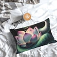 thumbnail image 5 of Sikiie Snake Holding A Lotus Pillow Covers, Throw Pillow Case Cushion Covers,Cushion for Bedroom,Couch,Home-16"x24", 5 of 6