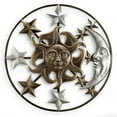 thumbnail image 2 of SPI Sun Moon and Stars Hand Painted Aluminum Wall Plaque, 2 of 3