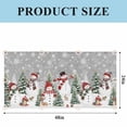 thumbnail image 3 of Grey Christmas Fluorescent Light Covers, Snowman Xmas Tree Snowflake Winter Magnetic Light Covers for Ceiling Lights, Fluorescent Ceiling Shade Filters for Classroom Bedroom Office 4x2Ft x 3PCS, 3 of 8