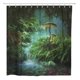 thumbnail image 1 of ABPHQTO Mushroom View of Fantasy River Pond Red Fishes Baño Cortina de Ducha 150x180 cm, 1 of 1