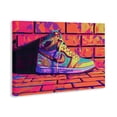thumbnail image 2 of Stupell Industries Modern Sneaker with Vibrant Geometric Hues Canvas Art, 36 x 24, by Creative Studio, 2 of 8