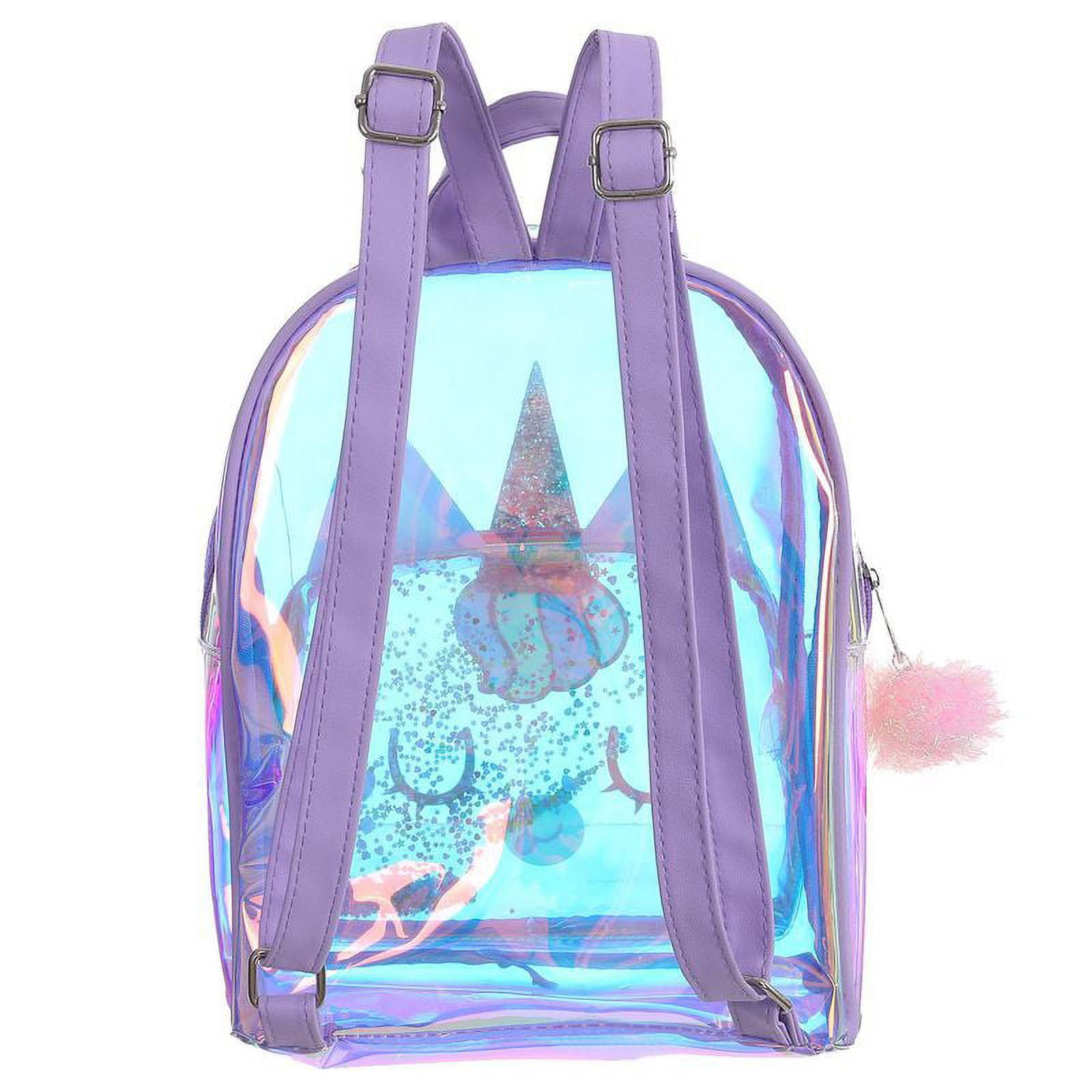 Unicorn clear outlet backpack