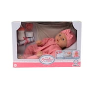 My Sweet Love Newborn Baby Doll Play Set, Rose Pink Outfit, 14-inch Doll, 8 Pieces Included