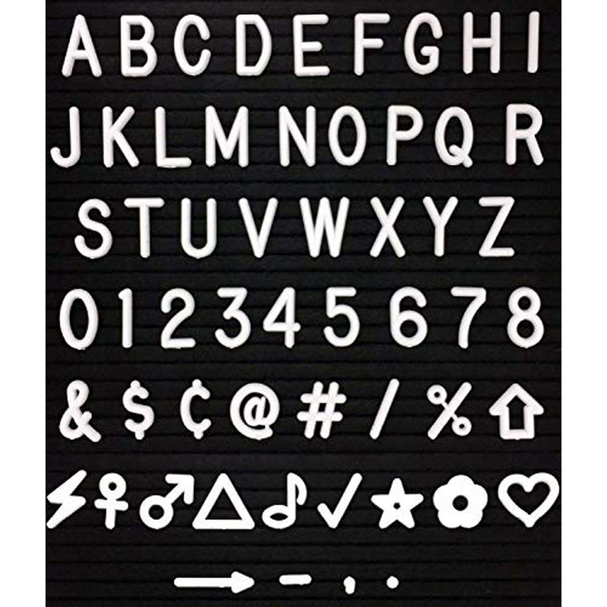 1 Letters And Characters For Changeable Letter Boards 252 Characters Symbols Includes Bonus Pouch 1 Letter Set Bag Only Walmart Canada