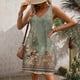 thumbnail image 2 of Vestido sin Mangas para Mujeres con Cuello en V con Bolsillo, Vestido Casual de Toda la Temporada para Diario Y Viajes, 2 of 7