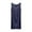 Blue, variant on Wangmeiwg Women's Summer V Neck Sleeveless Nightgown Comfortable Sleepshirt For Home Relaxation Basic Solid Color Sleepwear Night Dress