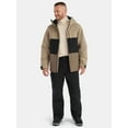 thumbnail image 2 of Tec-One Men’s Colorblock Ski Snowboard Hooded Jacket, Heavyweight, Sizes S-2XL, 2 of 5