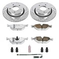 thumbnail image 3 of PowerStop Rear Z26 Street Warrior Carbon-Fiber Ceramic Brake Pad and Drilled and Slotted Rotor Kit Fits: BMW Select Models K877-26, 3 of 9