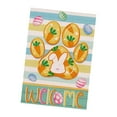 thumbnail image 4 of Huevos de Pascua para puerta delantera de jardín, suministros para letreros, colgador de puerta, bandera decorativa bonita, bandera de bienvenida para, 4 of 8