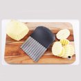 thumbnail image 4 of Wave Wrinkled Onion Potato Slicer Potato Chip Salad Corrugated Crinkle Chopper Kitchen Gadget, 4 of 8