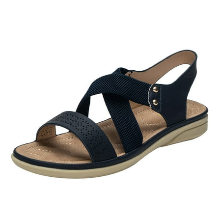 

Sandals Women Ladies Comfortable Roman Elastic Hollow Out Casual Women Sandals