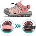 thumbnail image 3 of DREAM PAIRS Sandalias de verano para exteriores con puntera cerrada para niños y niñas Dream Pairs 181108K, 3 of 6