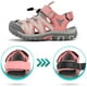 thumbnail image 3 of DREAM PAIRS Sandalias de verano para exteriores con puntera cerrada para niños y niñas Dream Pairs 181108K, 3 of 6