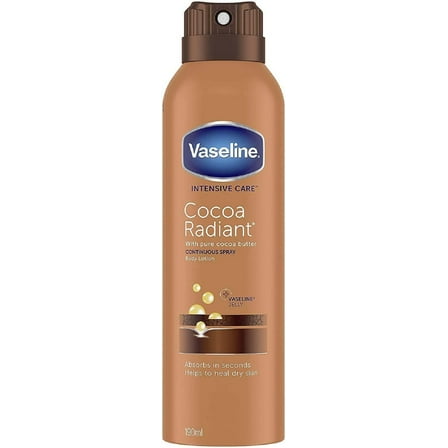 Vaseline Spray and Go Body Moisturiser, Cocoa 190 ml