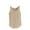 Beige, variant on tarylea Tank Tops for Women Seamless Scoop Neck Curved Bottom Lightweight Comfy Casual Loose Summer Cotton Sleeveless Tops