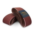 thumbnail image 1 of Cintas de lijado POWERTEC de 3 x 18 cm, 10 unidades de grano 40/60/80/120, 1 of 4