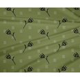 thumbnail image 4 of oneOone Polyester Lycra Fabric Line & Floral Block Printed Craft Fabric BTY 56 Inch Wide, 4 of 4