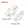 thumbnail image 5 of 2pcs/Set Magnetic Cabinet Catches Magnet Door Stops Hidden Door Closer With Screw For Closet Cupboard Furniture Hardware, 5 of 10