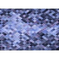 thumbnail image 1 of Ahgly Company Machine Washable Indoor Rectangle Transitional Sky Blue Area Rugs, 5' x 7', 1 of 7