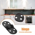 thumbnail image 1 of Bisagra de aleación de zinc Clamshell Bisagra redonda de comedor de la esquina redonda de la mesa de 180 grados accesorios de hardware para el hogar plegable, 1 of 7