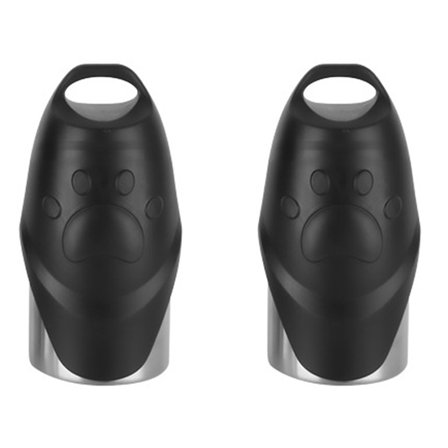 2X Portable Dog Water Bottle - Stainless Steel Dog Travel Water Bottle for Pets Outdoor Walking, Hiking, Travel, 350Ml