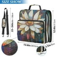 thumbnail image 3 of Circular Folder Package 13.6*3.5*12.4 Inches ,Binder Bag，Binder Organizer，Zipper Binder，3 Ring Binder ,Suitable for Work Big Colored Chrysanthemums, 3 of 8