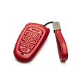 thumbnail image 2 of Vitodeco Genuine Leather Smart Key Fob Case Cover Compatible with Hyundai IONIQ 5, IONIQ 2022 - 2024 (8-Button, Red), 2 of 6