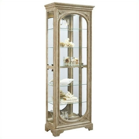 Pulaski Curio in Light Wood - Walmart.com - Walmart.com