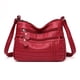 thumbnail image 3 of Bolso Mensajero para Mujer Bolso Hombro Cuero Suave PU (rojo), 3 of 8