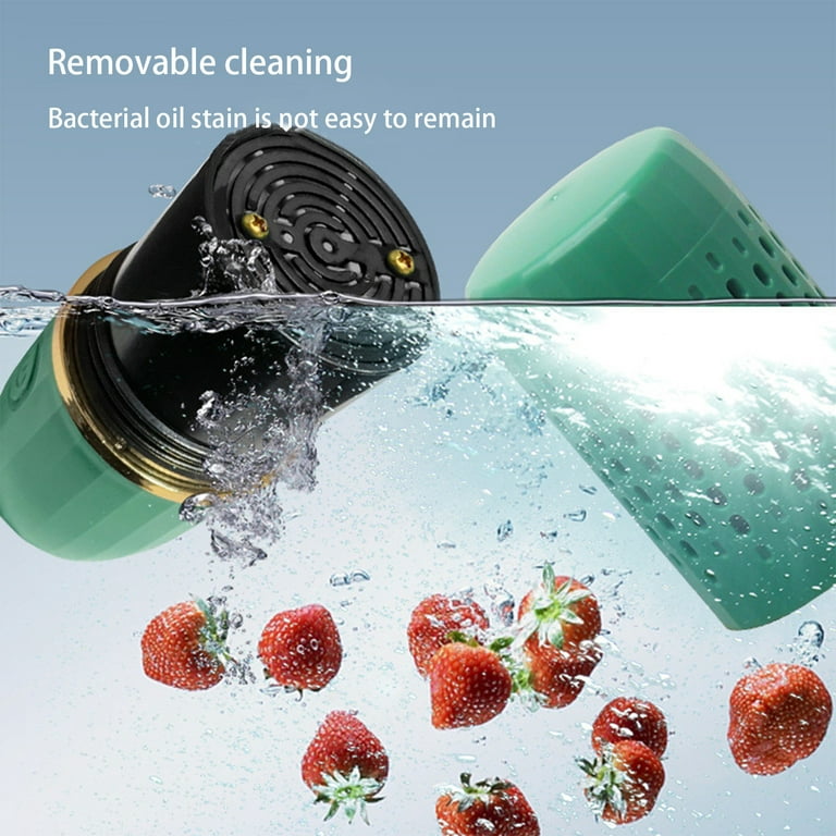 VegeClean Fruit and Vegetable Cleaner, Portable 4400mah Capsule Shape Fruit  & Vegetable Washing Machine, USB Rechargeable Fruit Cleaner Machine