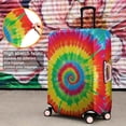 thumbnail image 4 of Rainbow Tie Dye Spiral Luggage Cover Fashion Suitcase Cover Baggage Covers Fit 25-28 Inch Luggage (Go Travel), 4 of 5