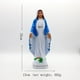 thumbnail image 4 of Figura de la Virgen María de plástico, ideal para regalar. Escultura religiosa católica de la Virgen María. Los 35x13cm B, 4 of 6