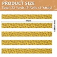 thumbnail image 3 of 5 Rolls Christmas Ribbon 1.5 inch Wide Decorative Ribbon for Gift Wrapping and Holiday Decorations Vibrant Sunflowers, 3 of 7