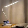 thumbnail image 2 of USB Rechargeable Wireless LED Desk Lamp, 2000mAh Battery Powered, Touch Control 3 Colors 6 Adjustable Brightness, 2 of 5