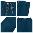 thumbnail image 6 of Fgvctg Womens Scrub Sets Plus Size Scrubs Stretchy V Neck Scrub Pants and Tops Medical Uniforms Nursing Top Med Couture Scrubs Blue L, 6 of 9