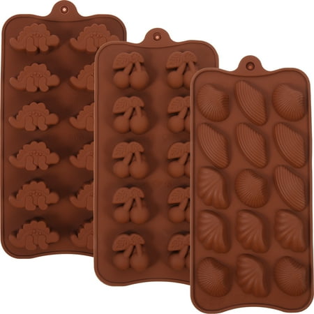 

3Pcs Lovely Pudding Mold Silicone Baking Molds Cookie Mold Chocolate Molds Fondant Molds