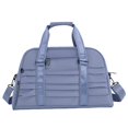 thumbnail image 1 of Bolsa deportiva de gimnasio, bolsa de viaje con compartimento para zapatos, ligera y ajustable. Azul, 1 of 9