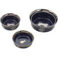 thumbnail image 1 of Ethical Stoneware Dish 688832 7 in. Ritz Copper Rim Dog Dish - Purple, 1 of 2