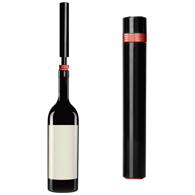 WEIWEIGG Portable Air Pressure Wine Bottle Opener, 1 Pcs Cordless Corkscrew Remover with Food Grade Needle, Quick Pump Action for Home, Restaurant, Party Use, Easy Cork Extractor