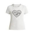 thumbnail image 5 of Cactus and Pearl Women's Go Away Graphic Tee with Short Sleeves, Sizes XXS-XXL, 5 of 5